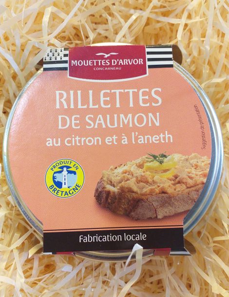 Rillettes de saumon au citron et à l'aneth Mouette d'Arvor 125g